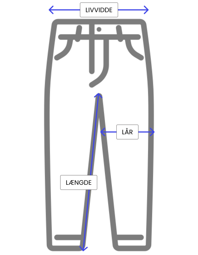 Størrelsesguide - Wrangler Texas