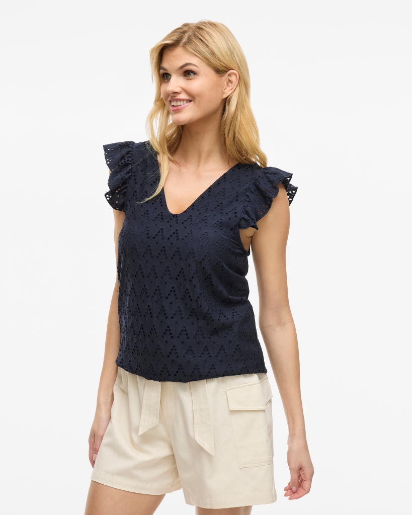Vila Malina Bluse Navy