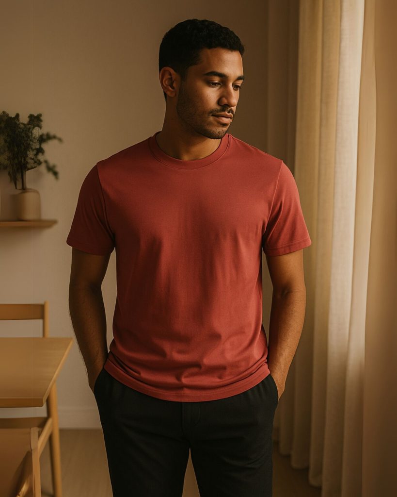 Core T-shirt Cranberry