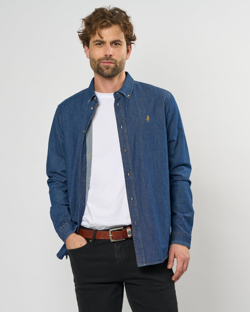 MCS Tim Denim Skjorte