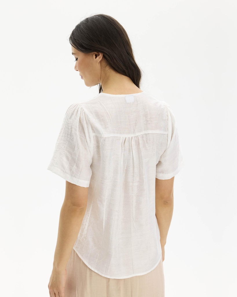 In Front Anja Bluse Hvid