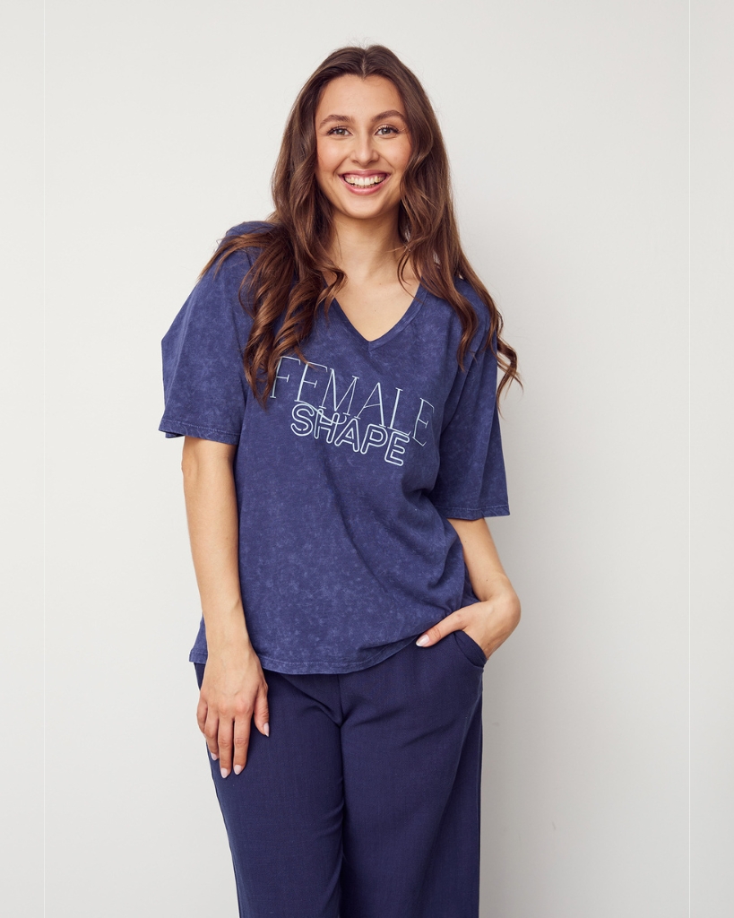 Isay Haley T-Shirt Navy