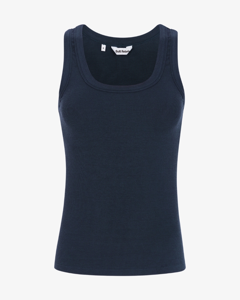 Soft Rebels Fenja Tanktop Navy