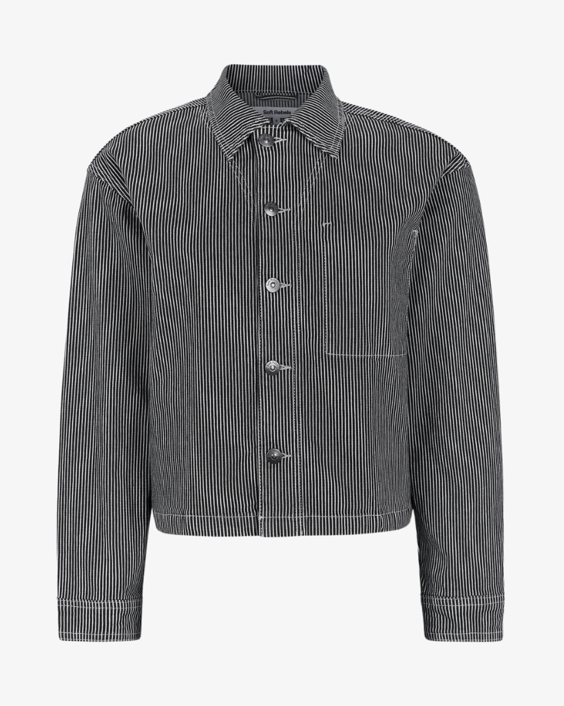 Soft Rebels Nella Denim Skjorte Sort