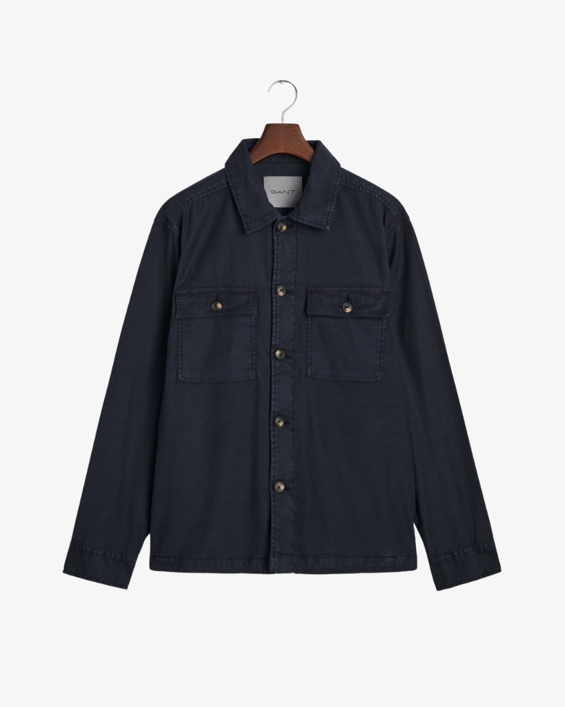 Gant Overshirt Mørkeblå