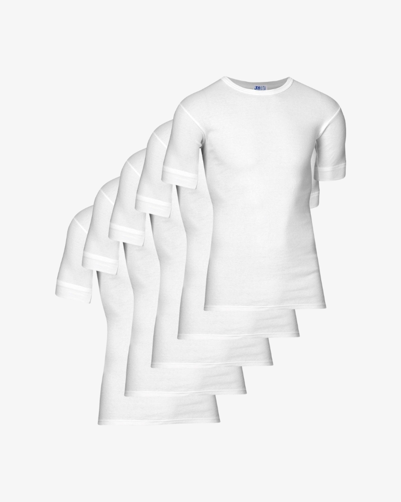JBS Original 5-Pak T-shirts Hvid