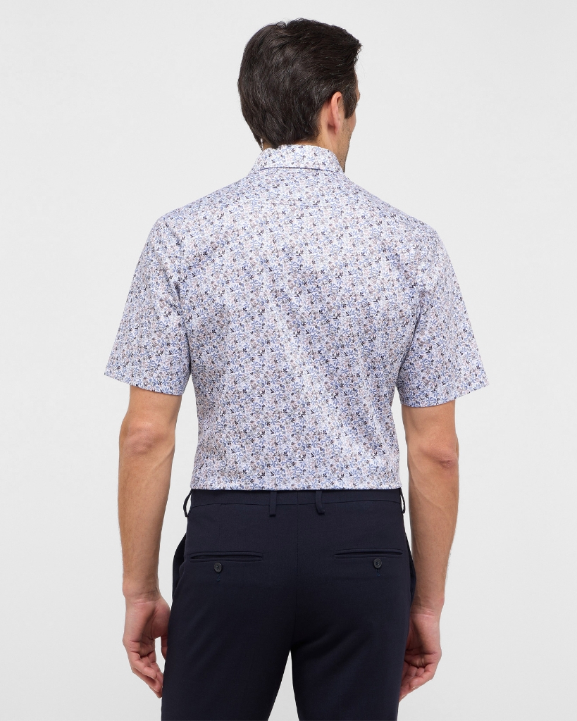 Eterna Twill Skjorte Blå