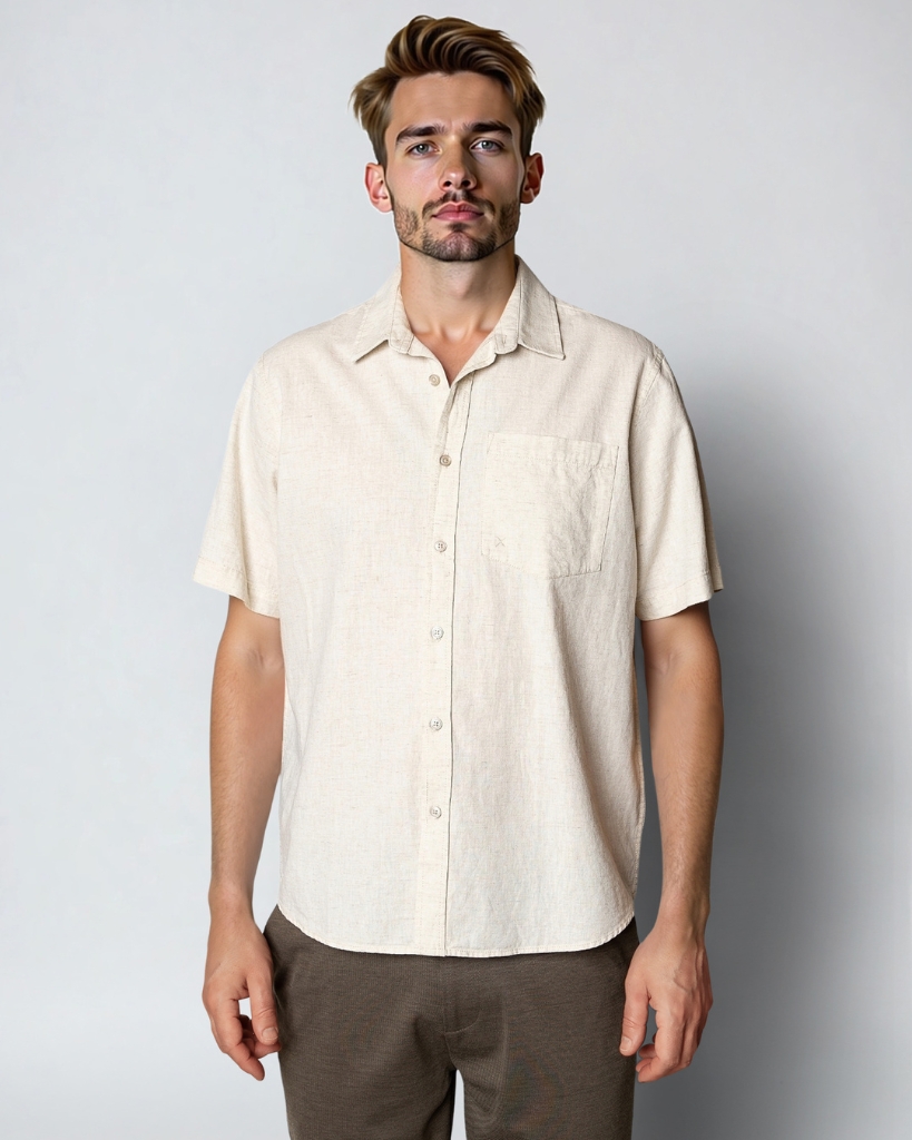 Clean Cut Luca Skjorte Beige