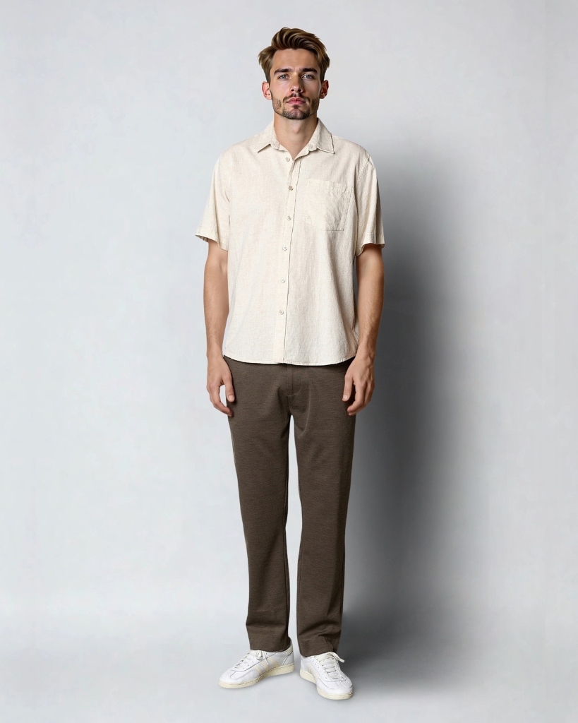 Clean Cut Luca Skjorte Beige