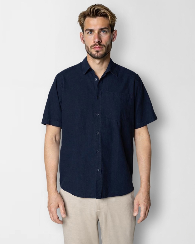 Clean Cut Luca Skjorte Navy