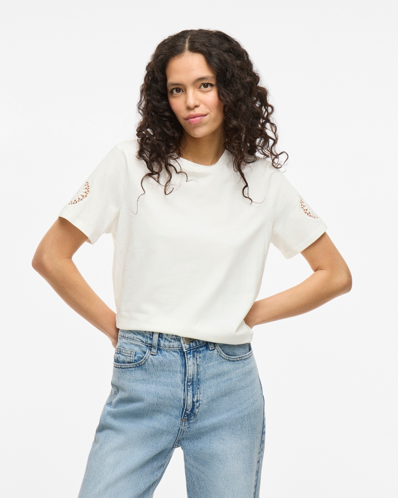Vila Celiana T-shirt Hvid