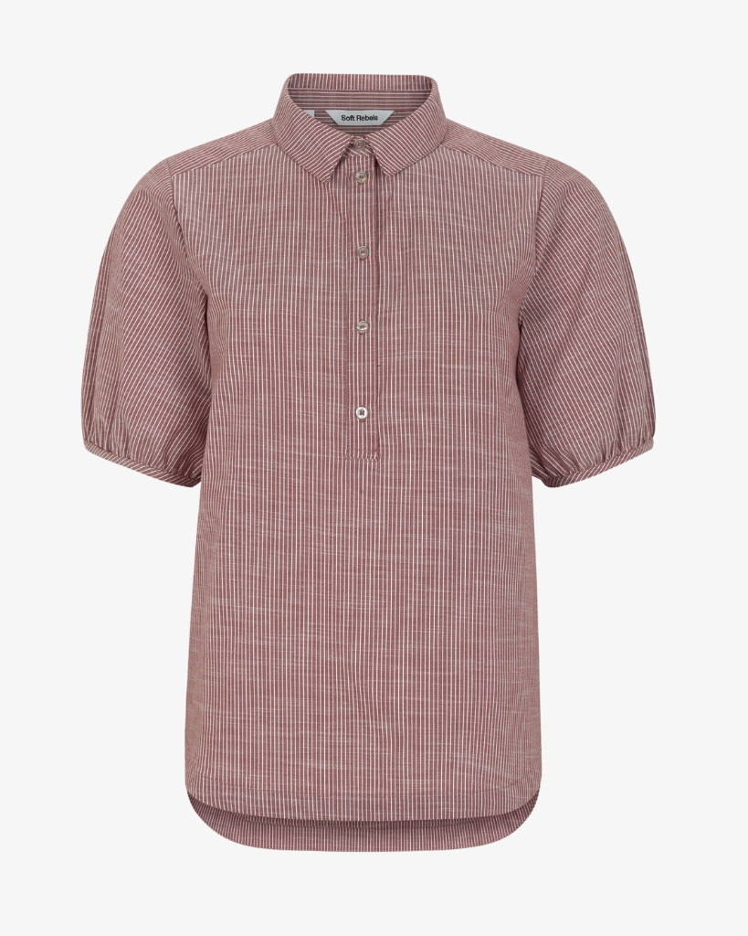 Soft Rebels Ebbi Bluse Brandy Brown