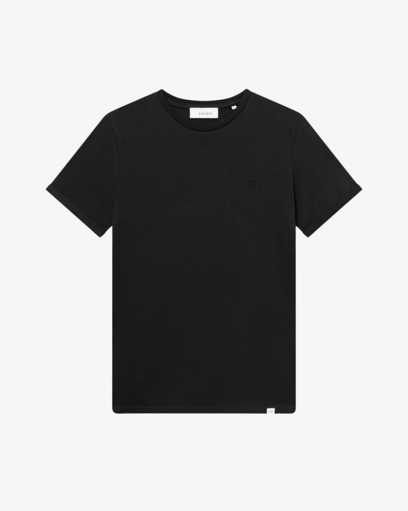 Les Deux Nørregaard Tonal T-Shirt Sort