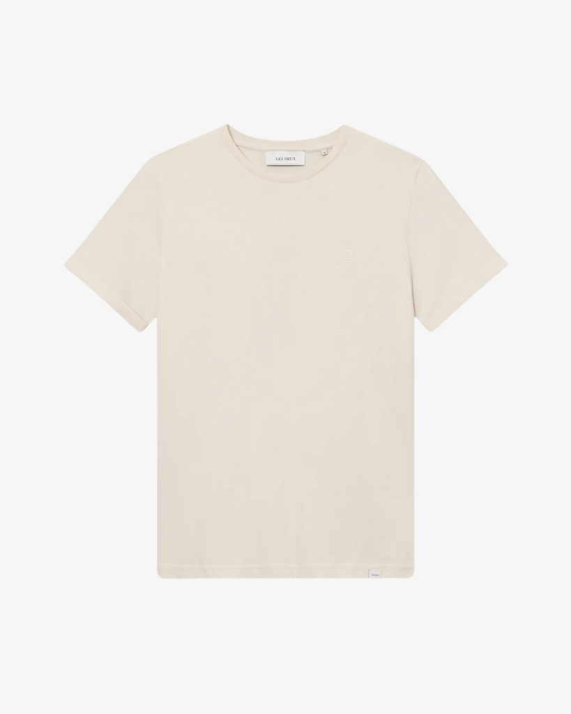 Les Deux Nørregaard Tonal T-Shirt Ivory