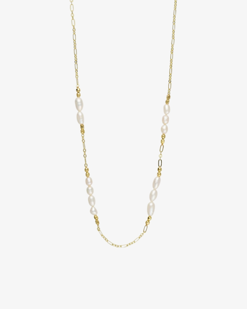 Pure By Nat Merle Perle Halskæde Guld