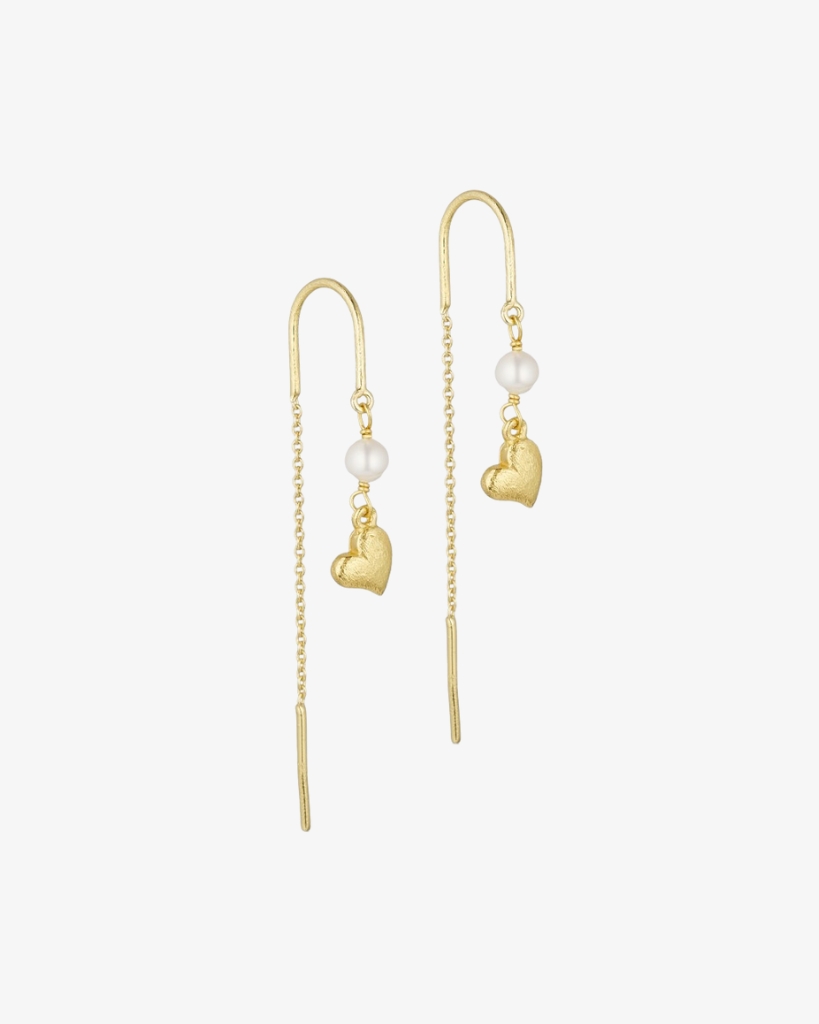Pure By Nat Esmee Ørering m. Perler Guld