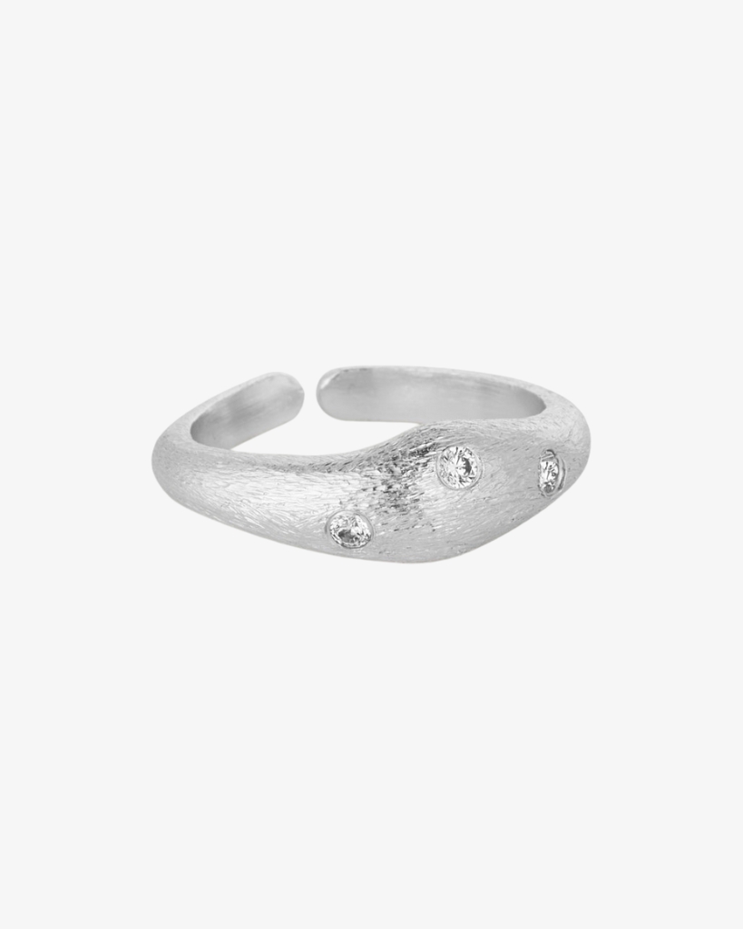 Pure By Nat Lyra Ring m. Sten Sølv