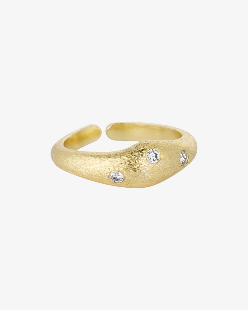 Pure By Nat Lyra Ring m. Sten Guld