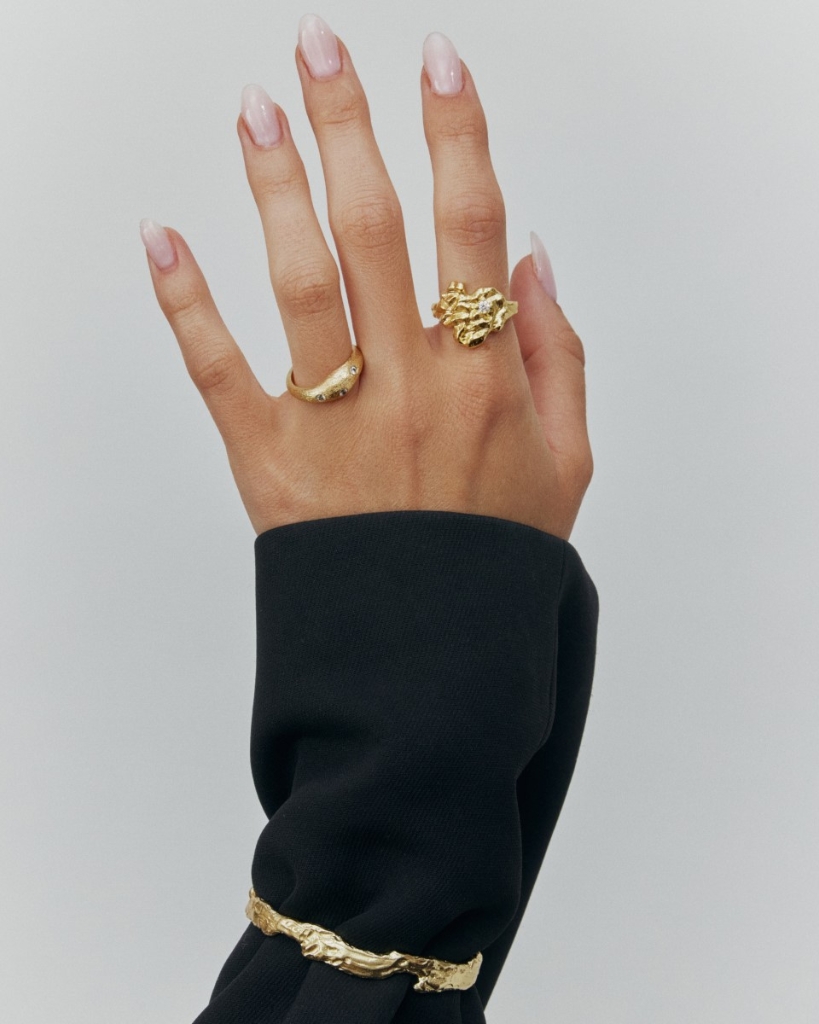 Pure By Nat Lyra Ring m. Sten Guld
