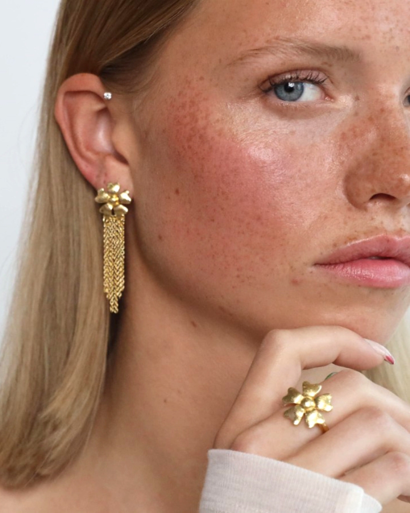 Pure By Nat Poppy Ring Guld