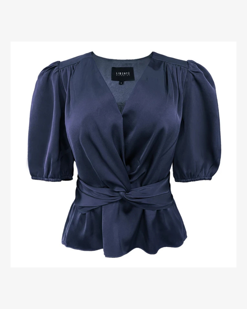 Liberte Tiki Bluse Navy