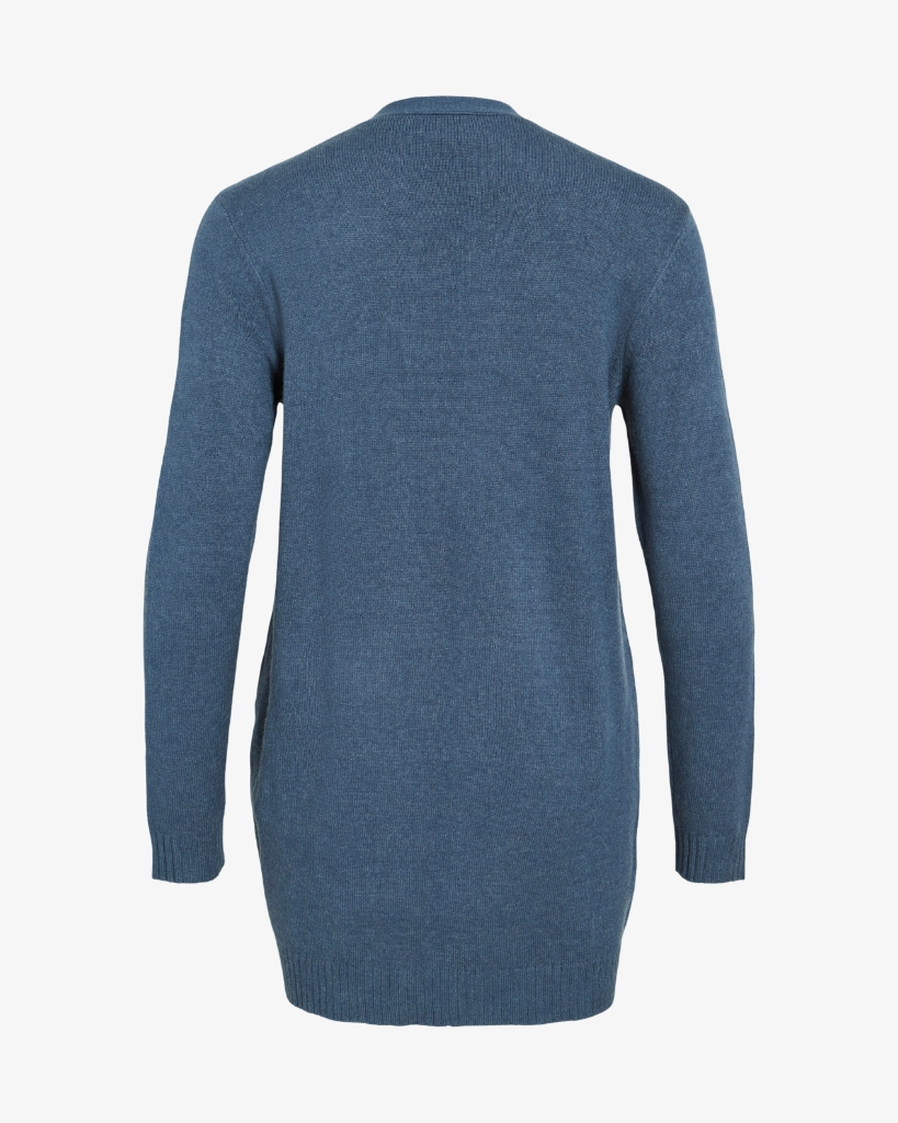 Vila Viril Åben Cardigan Blå