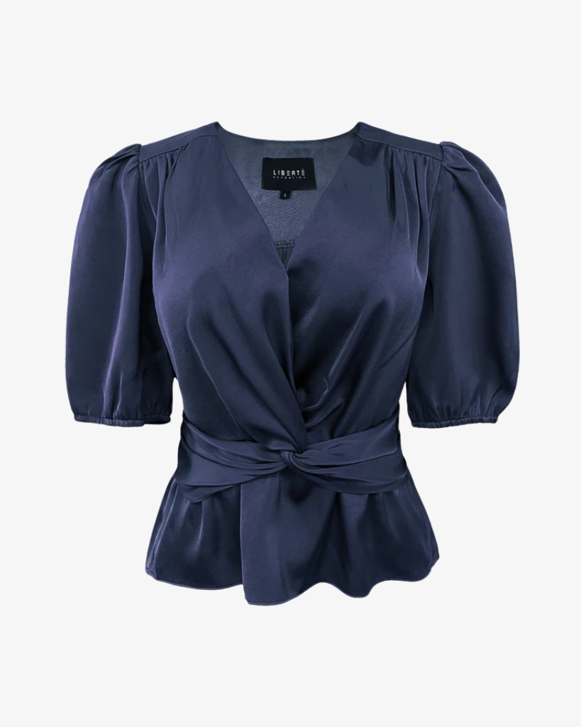 Liberte Tiki Bluse Navy