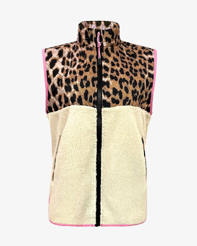 Liberte Teddy Leo Vest Pink