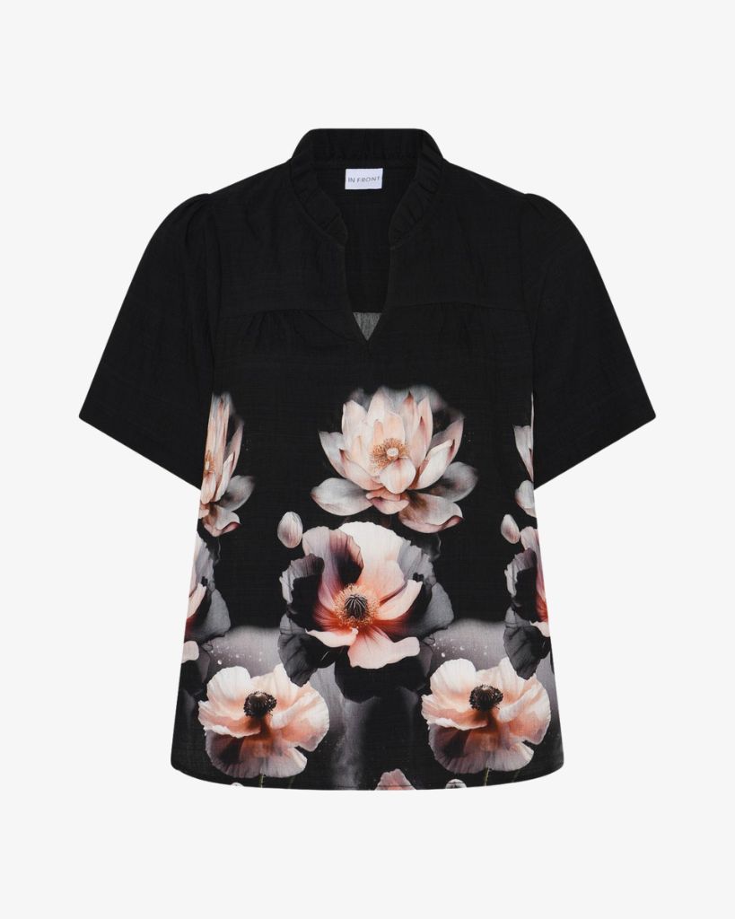 In Front Morelle Bluse
