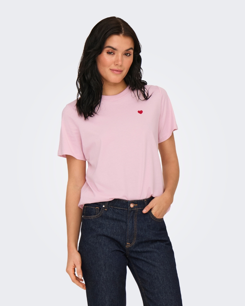 JDY Pisa T-shirt Lyserød