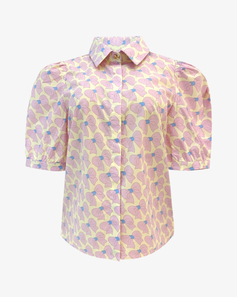 Liberte Flora Bluse M. Rose Sløjfer
