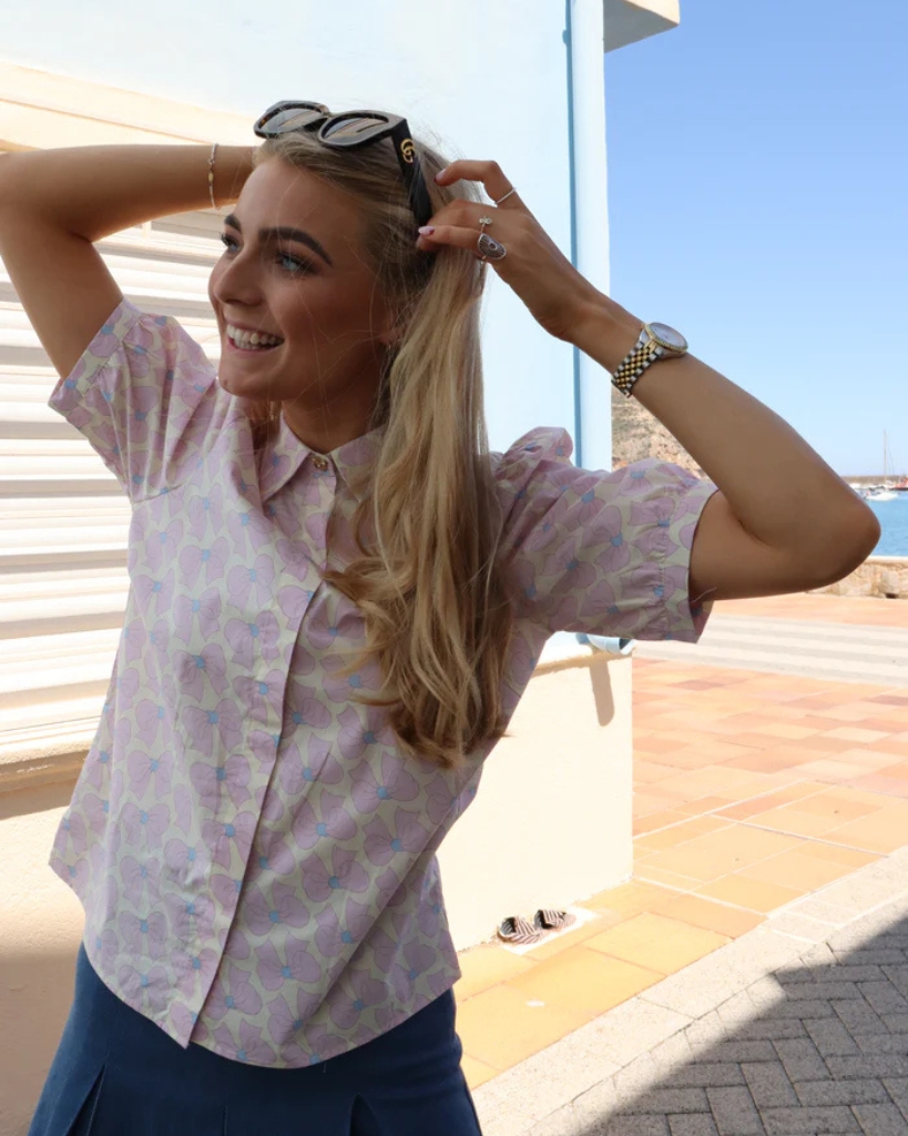Liberte Flora Bluse M. Rose Sløjfer