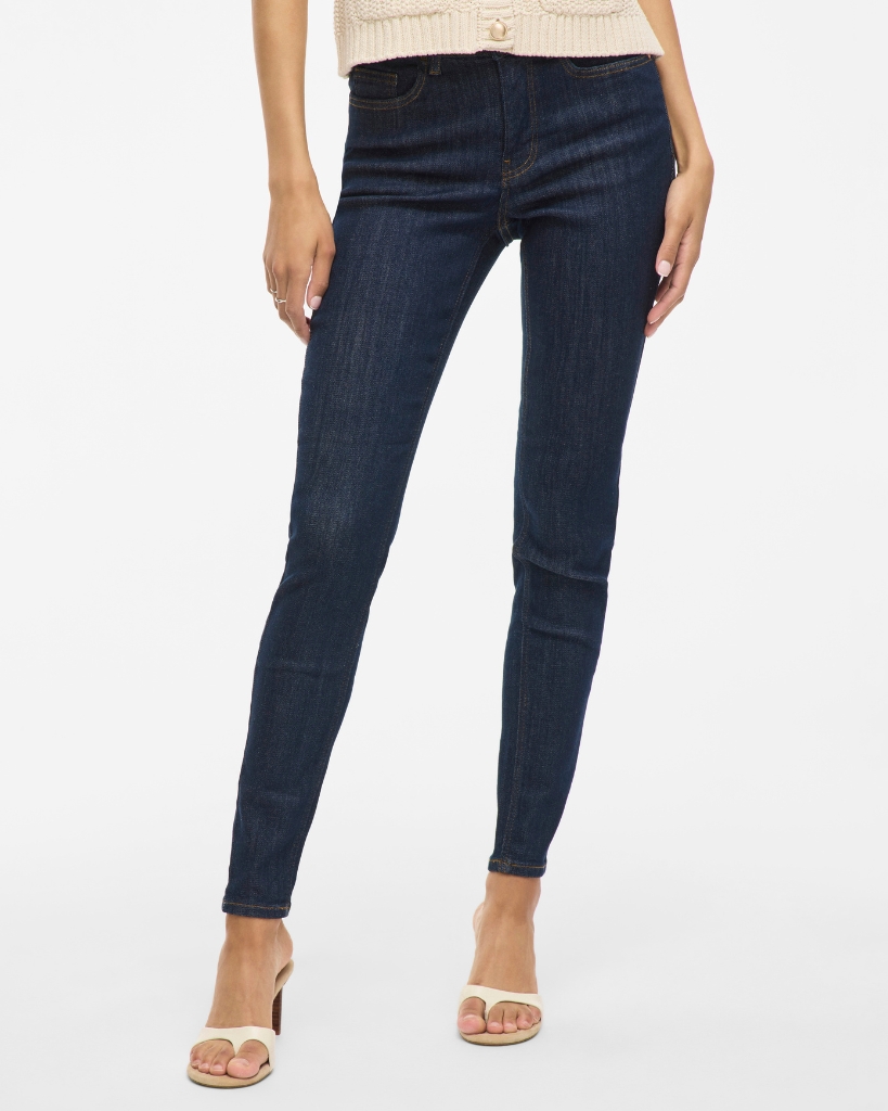 Vila Sarah Skinny Jeans Blå