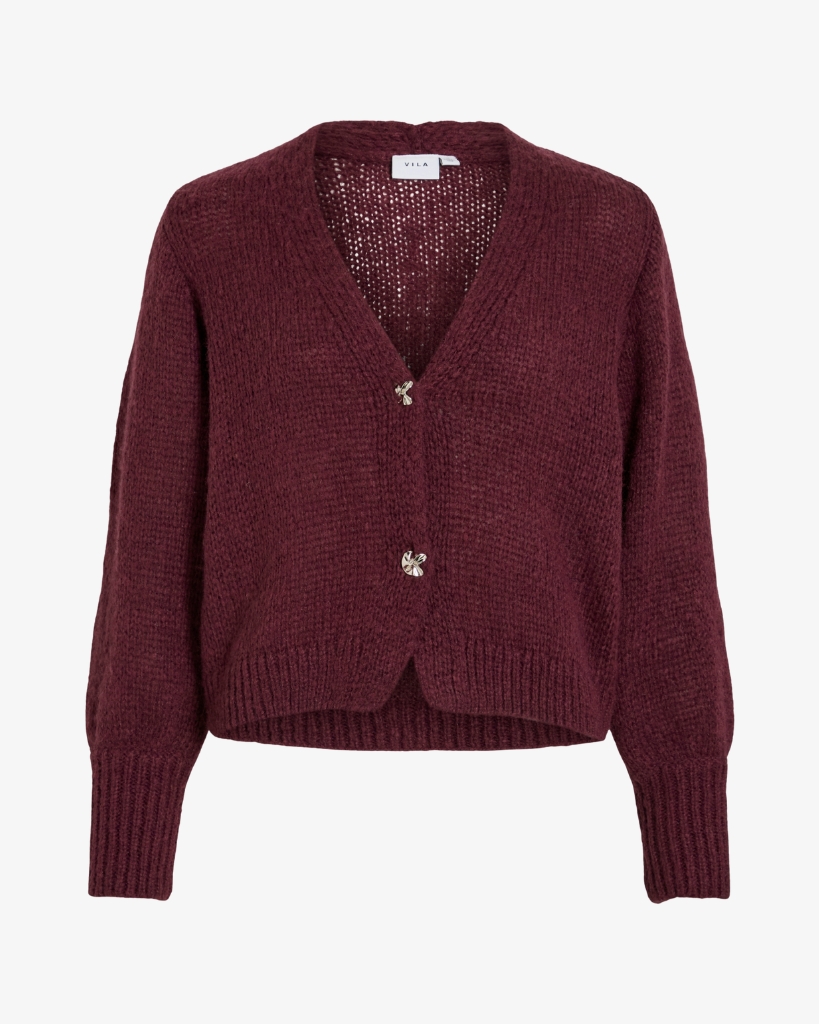 Vila Choca Cardigan Rød