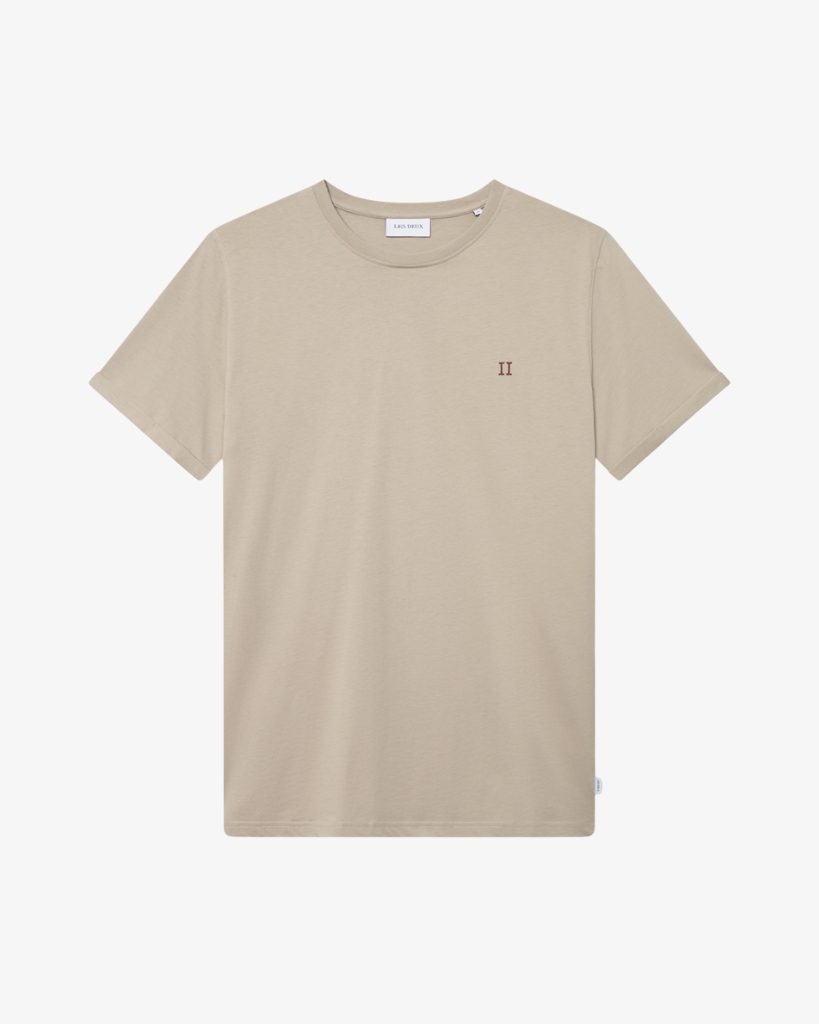 Les Deux Nørregaard Contrast T-shirt Sand