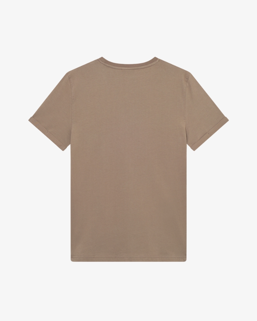 Les Deux Nørregaard Contrast T-shirt Brun