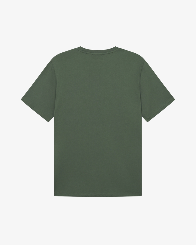 Les Deux Patch T-shirt Mørkegrøn
