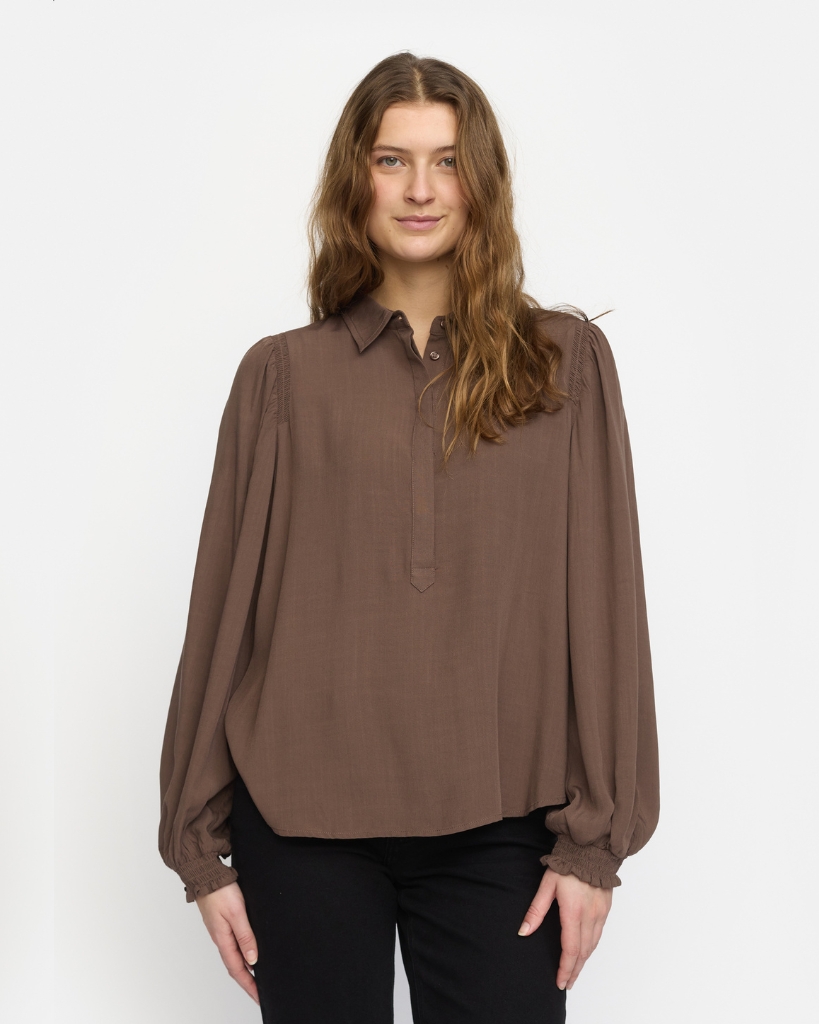 Soft Rebels Anne Mayson Skjorte Brun