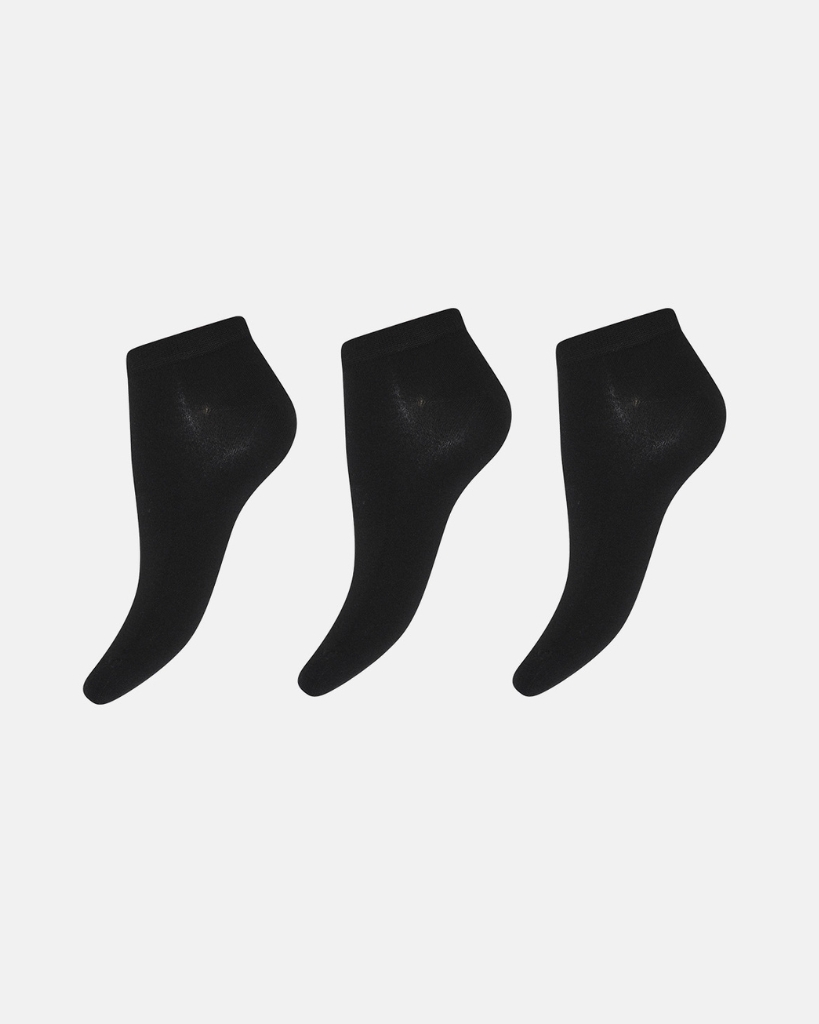 Decoy Sneakers Bamboo Strømper 3 Pack Sort