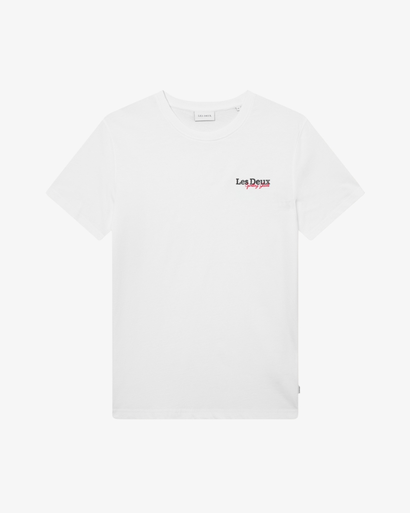 Les Deux Racing T-Shirt Hvid