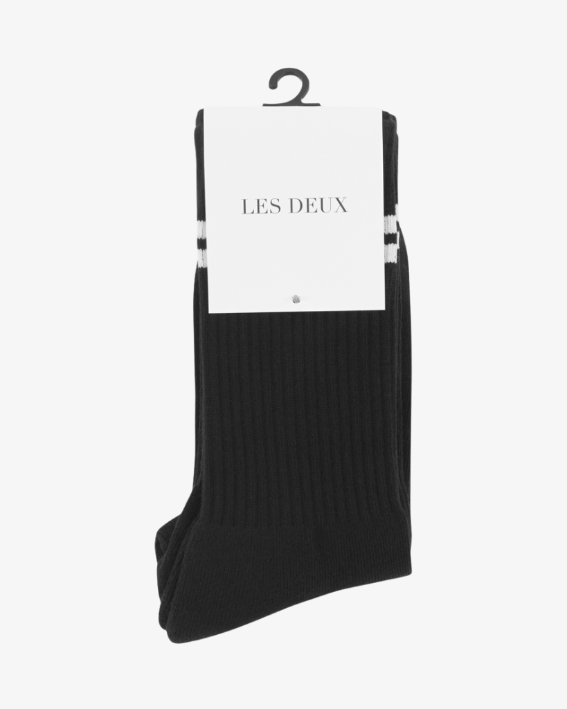 Les Deux 2-Pak Half Terry Strømper Sort
