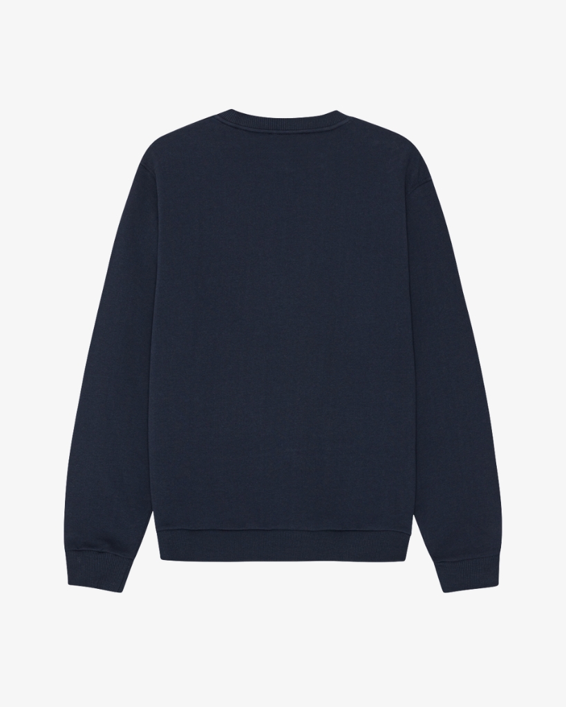 Les Deux Nørregaard Tonal Sweatshirt Dark Navy