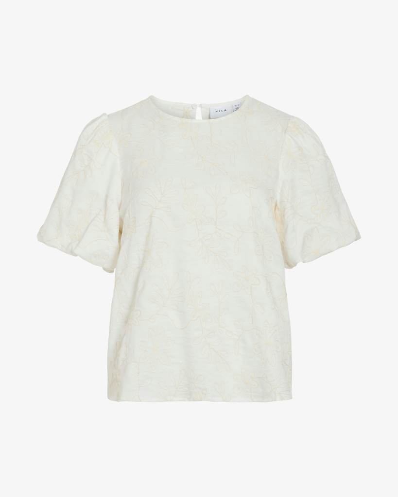 Vila Bluse Viclaudia Hvid