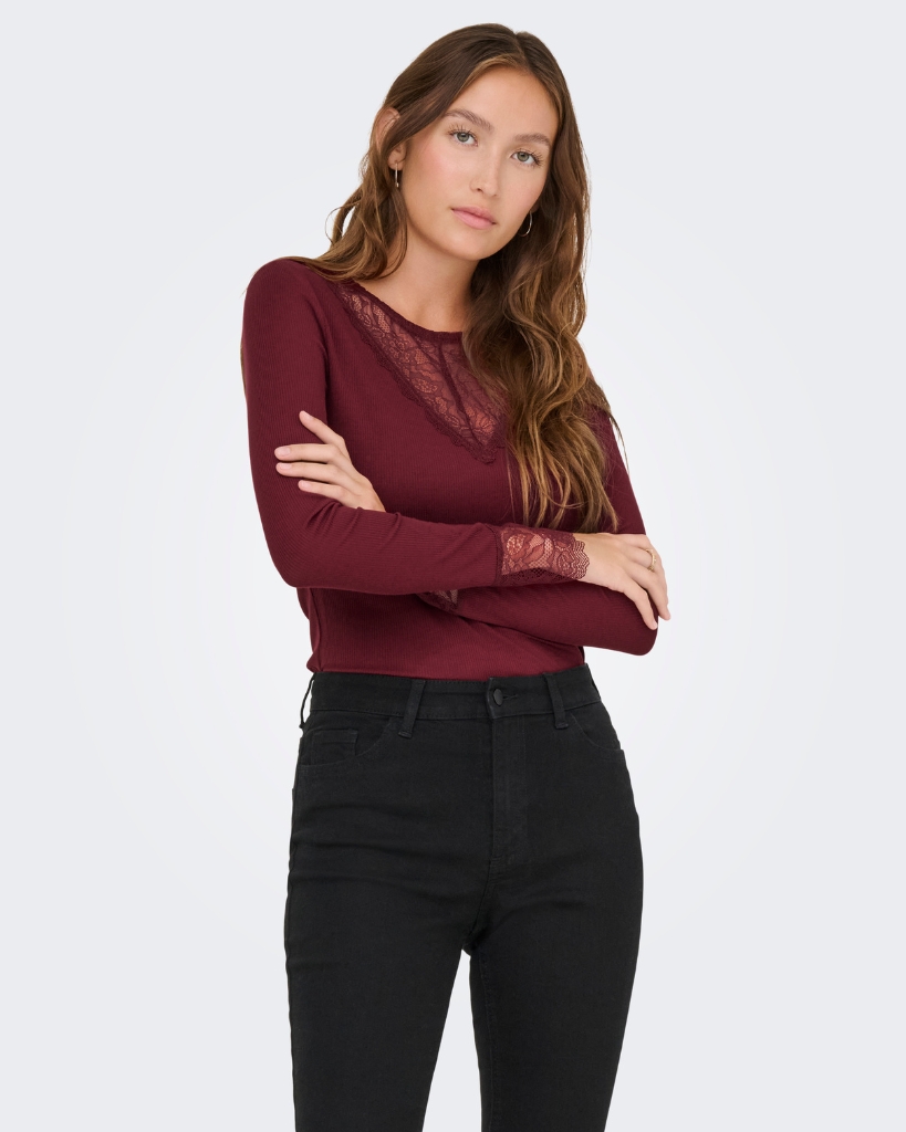 JDY Roxy Bluse Rød