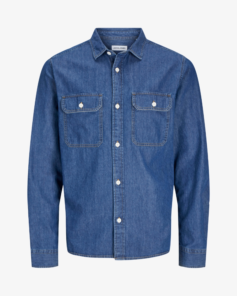Jack Jones Travis Denim Skjorte Blå