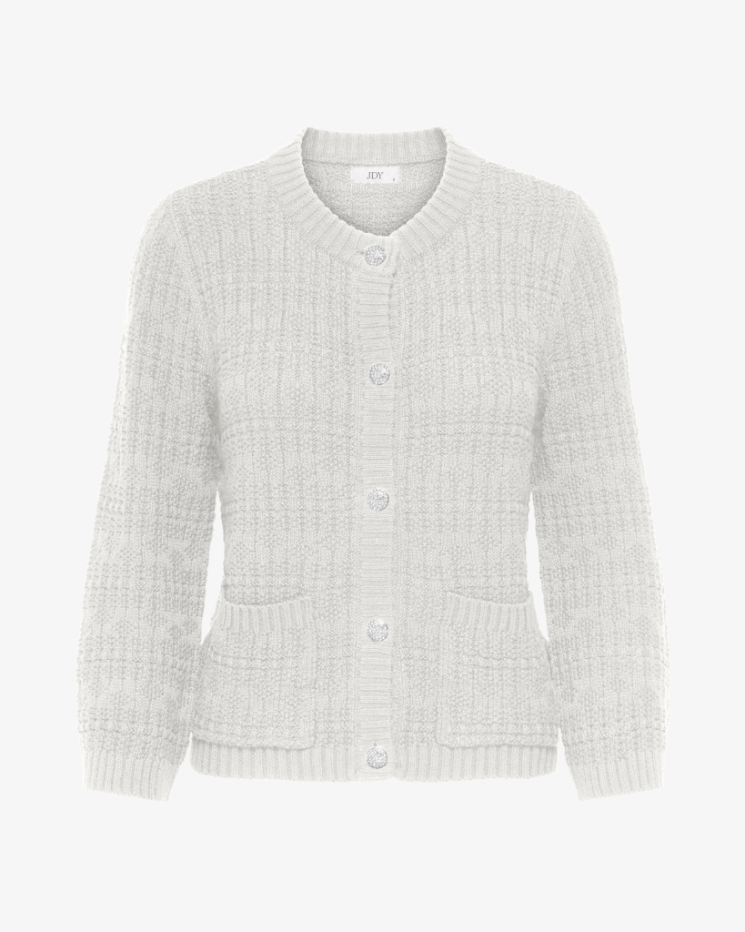 JDY Janne Cardigan Hvid