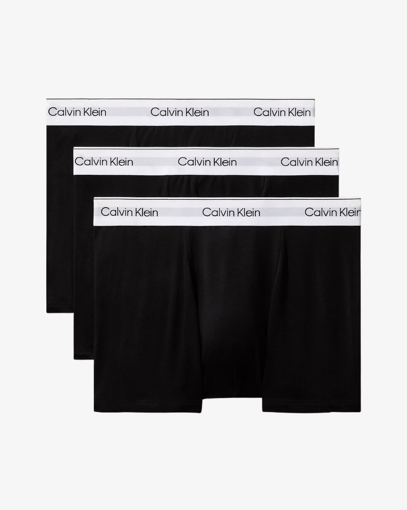 Calvin Klein 3-Pak Relaxed Fit Trunks Sort/Hvid