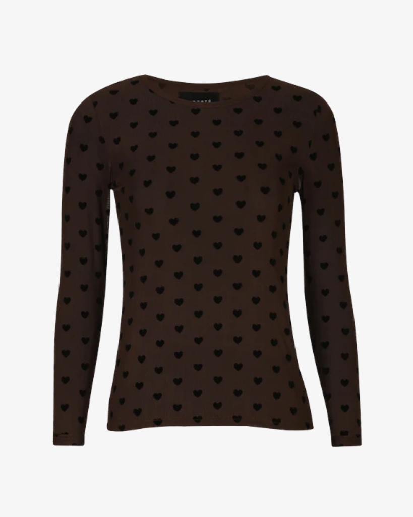 Liberte Mesh T-shirt Brun