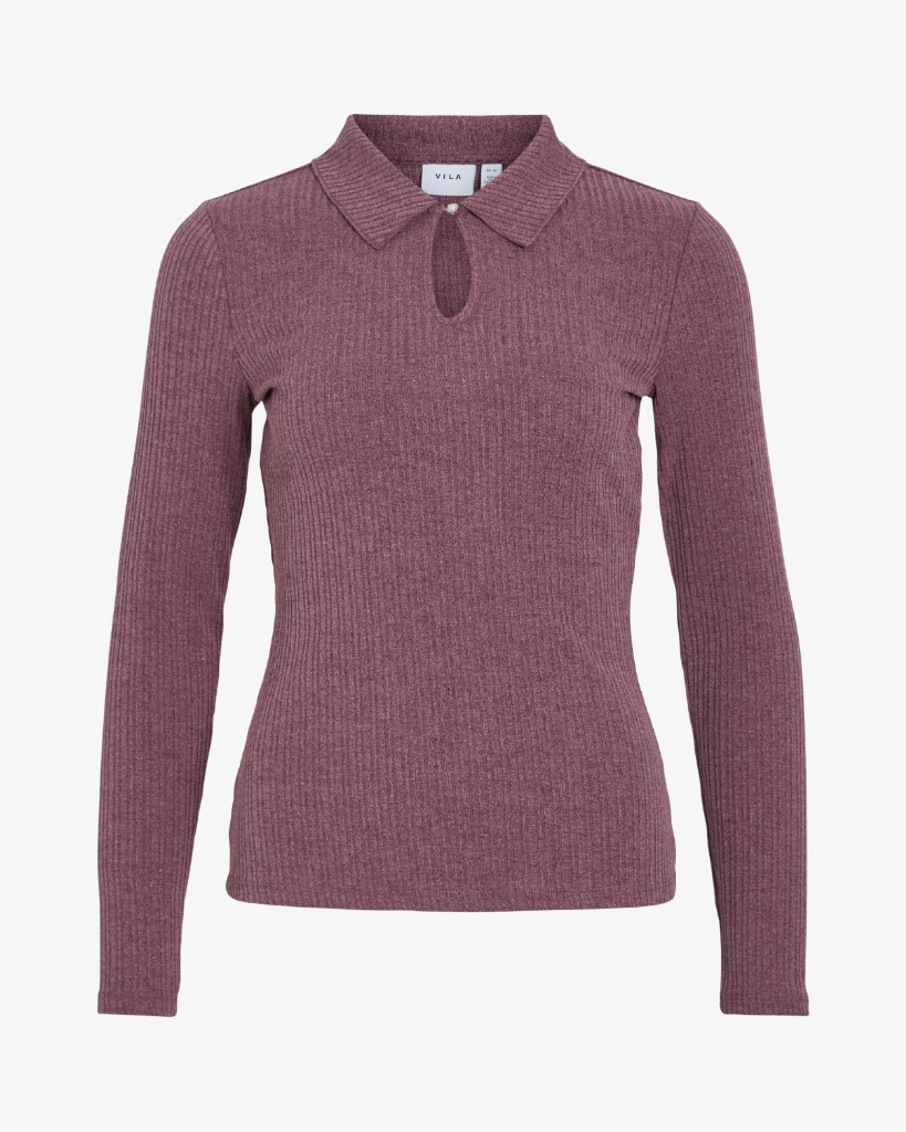 Vila ViAttica Bluse Lilla