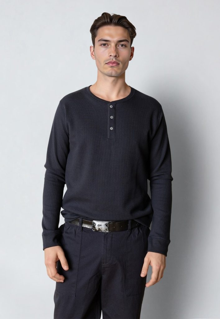Clean Cut Cal Grandad Dark Navy